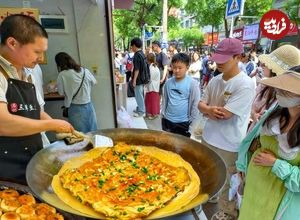 ببینید؛ غذای خیابانی در چین؛ کبوتر کبابی، انواع ماهی و میگو، نودل و پیراشکی در ووهان