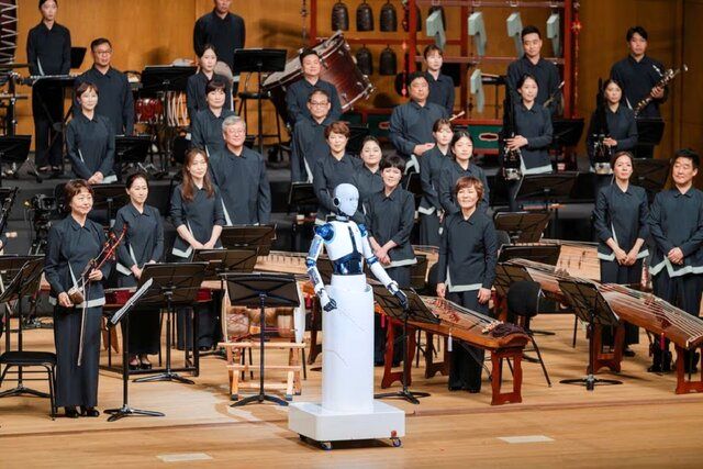 (ویدیو) یک ربات رهبر ارکستر ملی کره جنوبی شد!