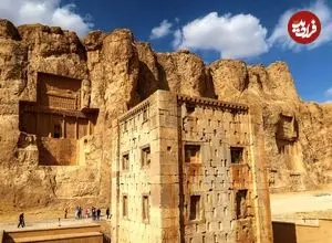 عکس؛ نقش رستم و بنای اسرارآمیزش؛ ساختمان چهارگوشی که تاریخ را روایت می‌کند