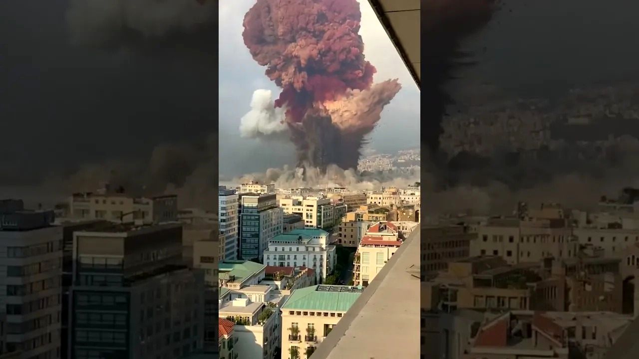 (ویدئو) یک لبنانی فیلمی جدید از انفجار سال 2020 بیروت منتشر کرد و جهان را در شوک فرو برد!