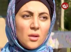 عکس| سفر زمان؛ تیپ و چهرۀ «مینا» (سریال سوجان) در حرم امام علی (ع)