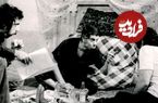 عکس؛ سفر در زمان؛ «بهروز وثوقی و فرامرز قریبیان» در پشت صحنه گوزنها؛ سال 53