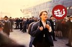 عکس| سفر در زمان؛ «جک» در حال بررسی یک سکانس در پشت صحنه فیلم تایتانیک؛ سال 1375
