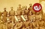 عکس| سفر زمان؛ نظامیان دوران قاجار در حیاط قصر در مراسم «سلام»