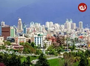 عکس| سفر به ایران قدیم؛ تصویری رنگی شده از «شمال شهر تهران»؛ سال 1316