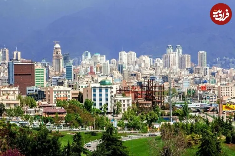 عکس| سفر به ایران قدیم؛ تصویری رنگی شده از «شمال شهر تهران»؛ سال 1316