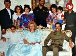 عکس| سفر در زمان؛ «ساجده همسر اول صدام» در جشن تولد دخترش؛ دهه 60