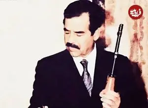 عکس| سفر زمان؛ «صدام» در کنار همسر اول و دو دخترش؛ اواخر دهه 50