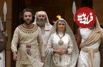 عکس| سفر به تاریخ؛ «یوزارسیف» در کنار «زلیخا و آسنات» در مراسم تقدیر از سریال «یوسف پیامبر»