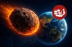 یک شهاب سنگ صدفوتی با سرعت سرسام آور به زمین نزدیک می شود