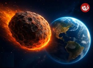 یک شهاب سنگ صدفوتی با سرعت سرسام آور به زمین نزدیک می شود