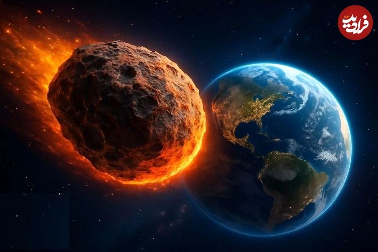 یک شهاب سنگ صدفوتی با سرعت سرسام آور به زمین نزدیک می شود