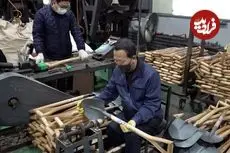 ببینید| فرآیند تولید انبوه بیل در کارخانه ای در کره جنوبی