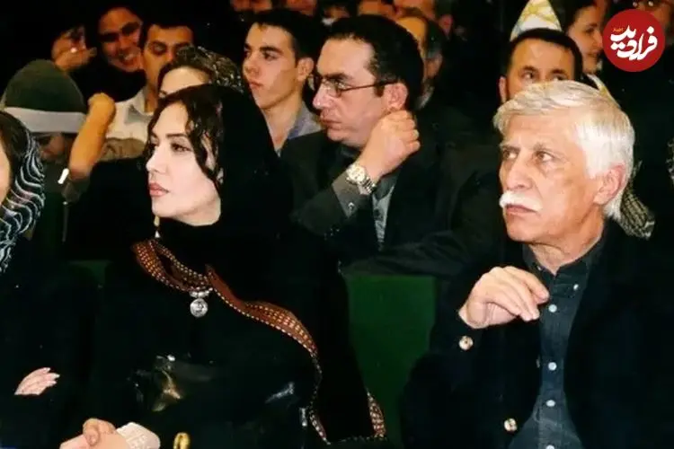 عکس| سفر زمان؛ «مژده شمسایی» و همسرش بهرام بیضایی در پشت‌صحنه «وقتی همه خوابیم»