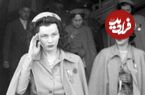 عکس؛ سفر در زمان؛ ژست عاشقانه «فوزیه فواد در کنار همسر دوم اش؛ اواخر دهه 20