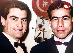عکس| سفر در زمان؛ «ویگن در کنار فردین» در دوران جوانی؛ دهه 40