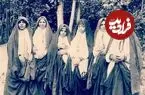 عکس| سفر زمان؛ ژست بامزه یک زن جوان در لباس مردانه و در دوران قاجار