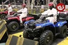 ببینید| مراحل ساخت موتورهای چهارچرخ هوندا در کارخانه ای در آمریکا