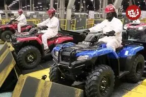 ببینید| مراحل ساخت موتورهای چهارچرخ هوندا در کارخانه ای در آمریکا