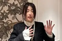 عکس| سفر زمان؛ «ملکه اینهیون» (سریال دونگ‌یی) در رستوران در حال خوردن همبرگر