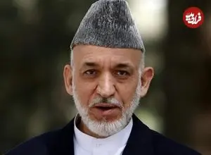 عکس| سفر در زمان؛ «حامد کرزای» در کنار «جو بایدن» در کابل؛ سال 1380