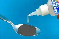 (ویدئو) اگر روی پودر آهن چسب قطره ای بریزید، چه اتفاقی رخ می دهد؟