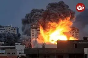 حمله هوایی به چند انبار و سوله در همدان