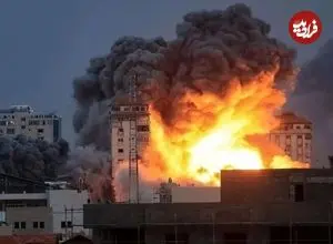 حمله هوایی به چند انبار و سوله در همدان