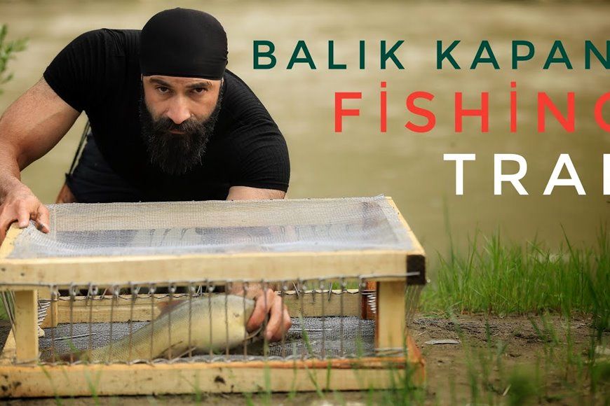 (ویدئو) ساخت یک تله ابتکاری به شکل قفس برای صید ماهی