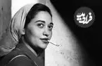 عکس| سفر به گذشته؛ «مرضیه» در پیری و بر سر مزار استاد بنان؛ اواخر دهه 60