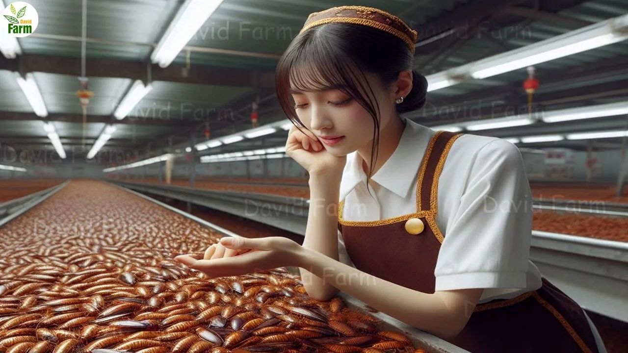 (ویدئو) فرآیند تولید میلیاردها سوسک خوراکی برای مصرف مردم چین توسط کشاورزان