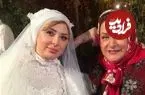 عکس| سفر زمان؛ «نیوشا ضیغمی» 35 ساله در کنار «سحر قریشی» در پشت‌صحنه یک فیلم