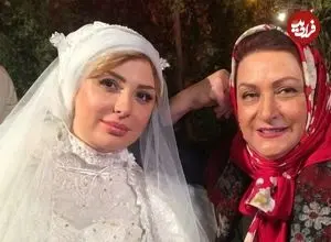 عکس| سفر زمان؛ «نیوشا ضیغمی» 35 ساله در کنار «سحر قریشی» در پشت‌صحنه یک فیلم