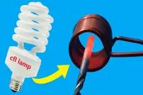 (ویدئو) یک ایده خلاقانه و ساده برای تبدیل لامپ قدیمی به بخاری القایی