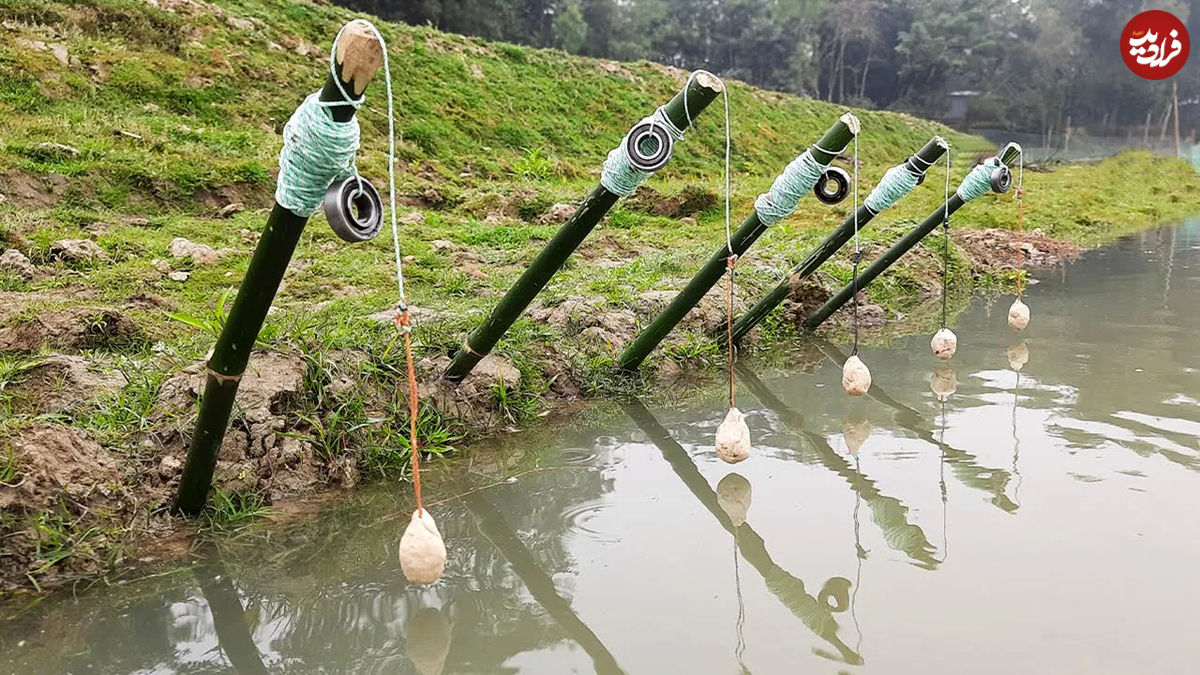 (ویدئو) تکنیک منحصر بفرد کودک اهل مالزی برای ماهیگیری با قلاب!
