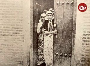 عکس؛ سفر در زمان؛ سوگلی ناصرالدین‌شاه با لباس چینی