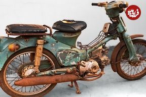 ببینید؛ فرآیند بازسازی موتور هوندای سوپر کاب مدل 1980 C50 زنگ زده
