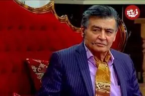 عکس| سفر زمان؛ رضا رویگری در نوجوانی در کنار پدرش در یکی از باغ‌های تجریش
