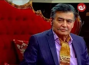 عکس| سفر زمان؛ رضا رویگری در نوجوانی در کنار پدرش در یکی از باغ‌های تجریش