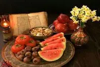 تصویری جالب و کمتر دیده‌شده از شب یلدا در زمان قاجار