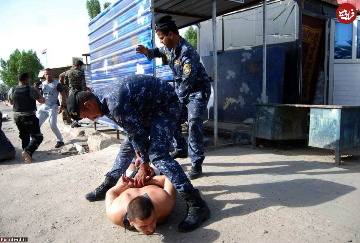 تصاویر/ دستگیری عامل انتحاری پیش از انفجار
