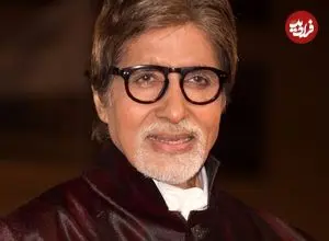 عکس| سفر در زمان؛ «آمیتا باچان» در کنار مدیر فروش سامسونگ هند در یک افتتاحیه؛ سال 1383