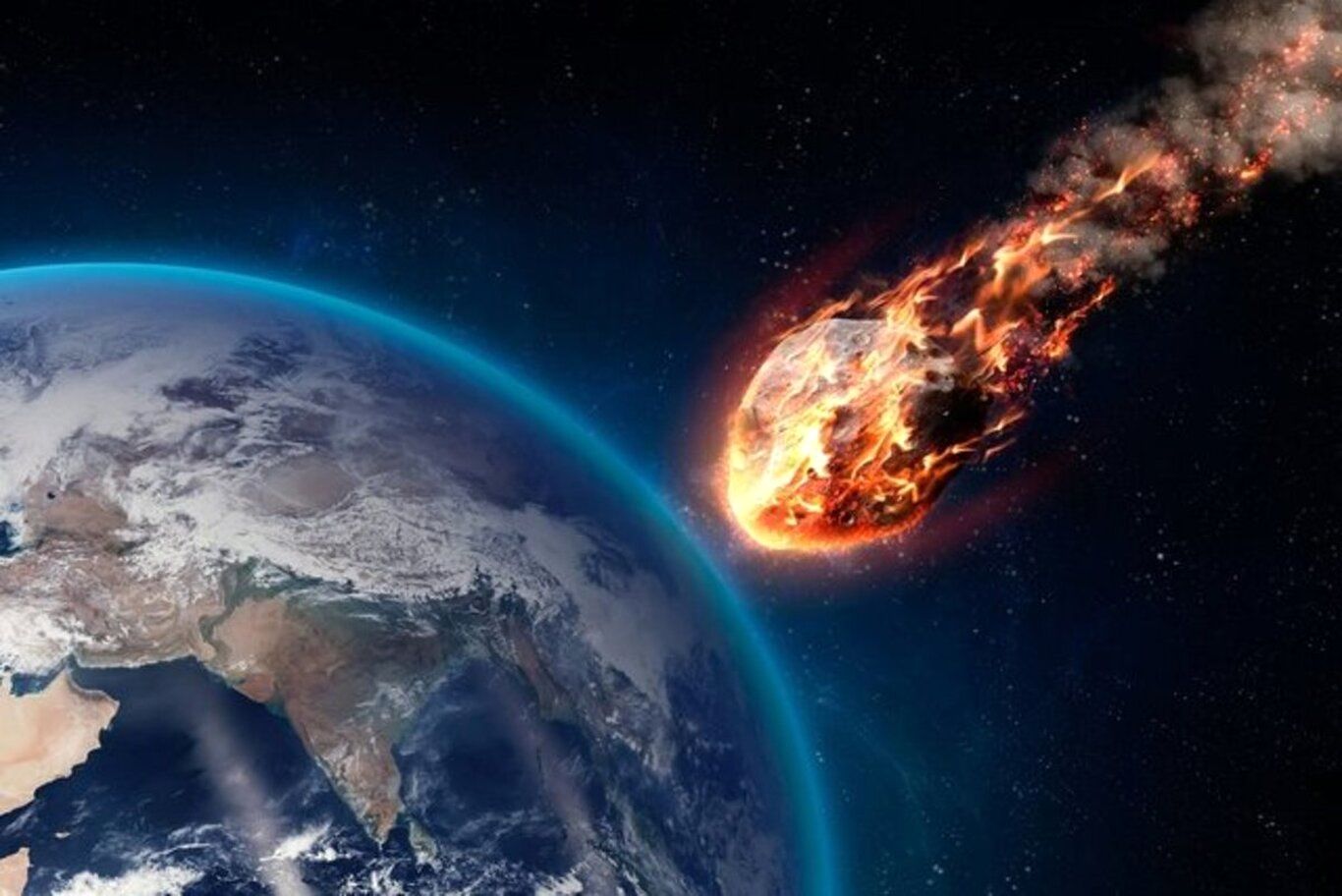 انفجار هیجان‌انگیز یک سیارک بر فراز کانال مانش