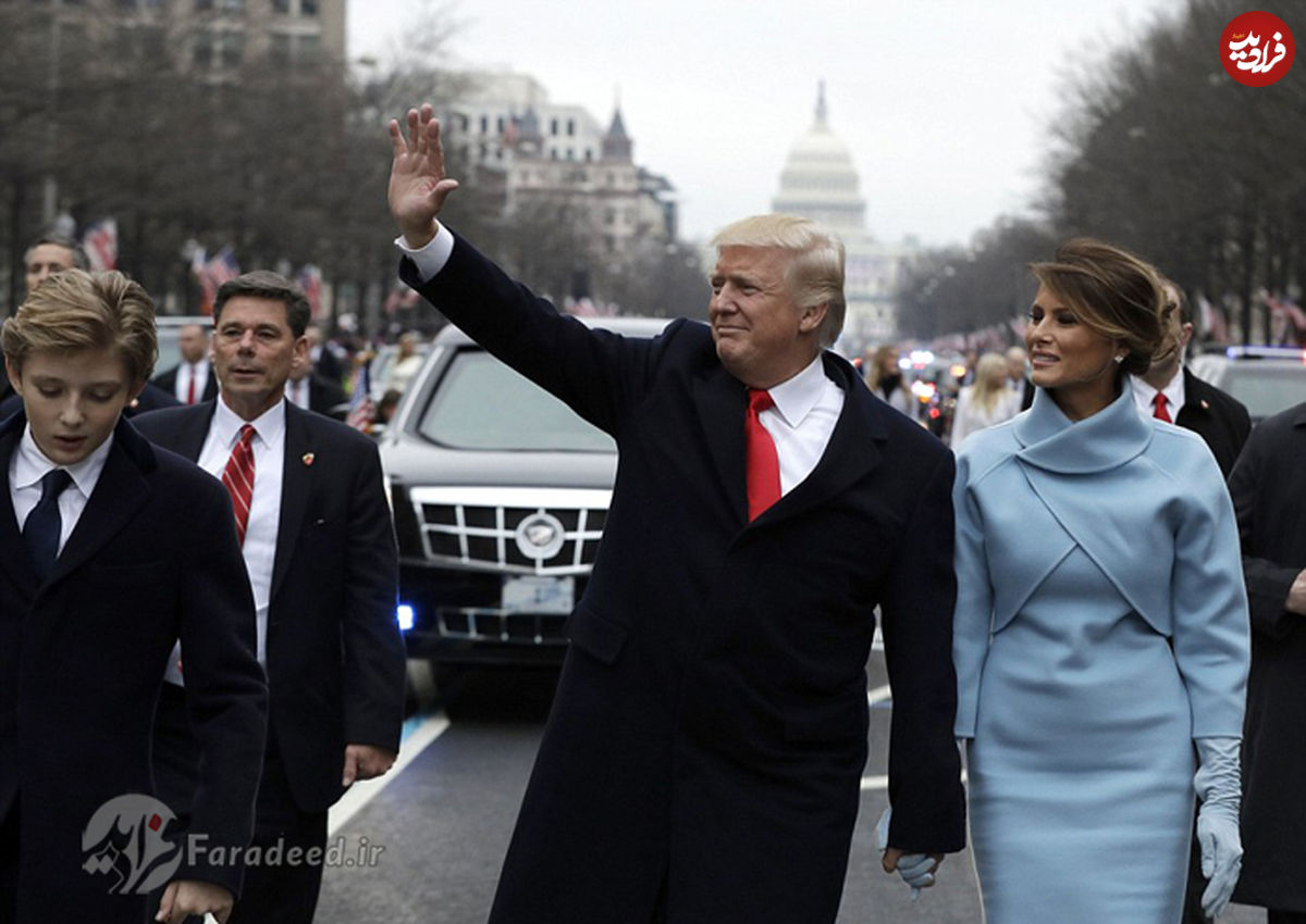 تصاویر/ ورود ترامپ به دفتر ریاست‌جمهوری