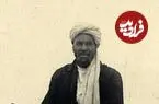 عکس| سفر زمان؛ کشاورز خراسانی سوار بر خر در یک جاده روستایی؛ 80 سال قبل