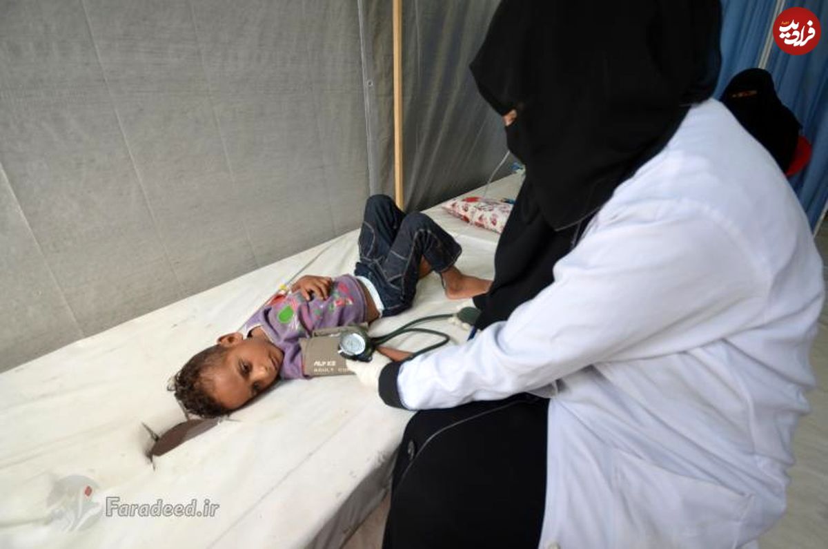تصاویر/ شیوع وبا در یمن