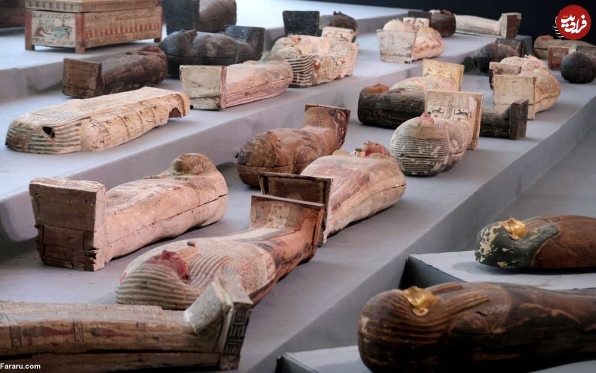 کشف ۱۴۰ تابوت مومیایی در مصر