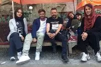 مهناز افشار و محمدرضا گلزار در سفره‌خانه سنتی