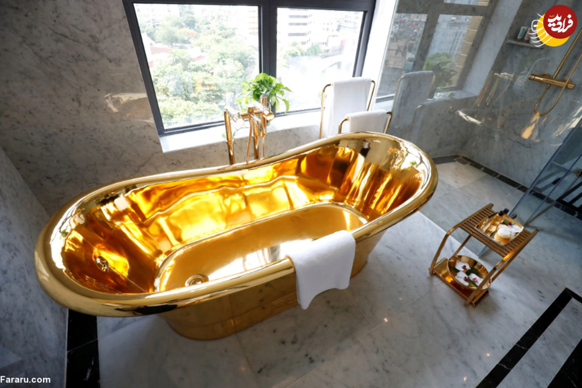 تصاویر/ اولین هتل طلایی جهان