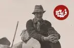 عکس| سفر زمان؛ «زمین‌شناس سوییسی و مرد بلوچ» روی قلۀ تفتان؛ سال 1330